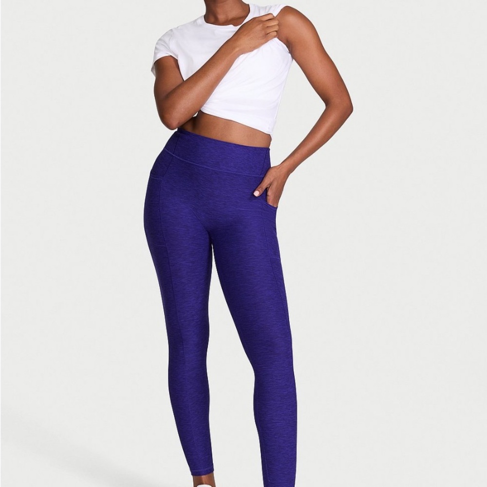 Victoria's Secret Deep Purple High-Waist Leggings